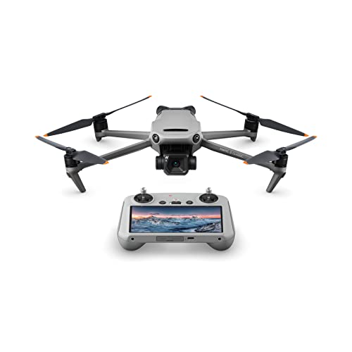 DJI Mavic 3 Classic (DJI RC) – Dron con cámara Hasselblad con CMOS 4/3 para profesionales, vídeo 5.1K HD, tiempo de vuelo de 46 min, detección de obstáculos omnidireccional