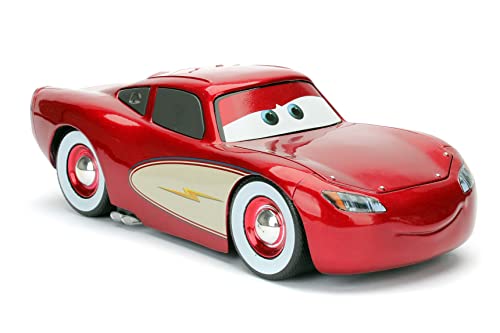 Jada Toys Rayo McQueen Radiator Spring - Coche metal de la película Cars, escala 1:24, coleccionismo, multicolor (253084001)