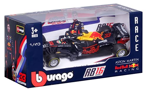 Bburago Max Verstappen Red Bull Rb16 Formule 1 12 Cm 1:43