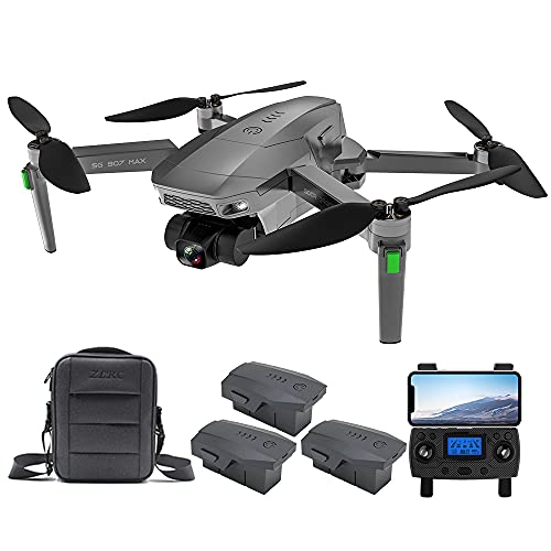 Entrega en 5~7 Días, ZLL SG907 MAX GPS Drone con Cámara 4K HD, Cardán Mecánico de 3 Ejes, 25 Minutos de Vuelo, 5.8Ghz WiFi FPV Dron Adultos, Profesional Quadcopter (3 Pilas)