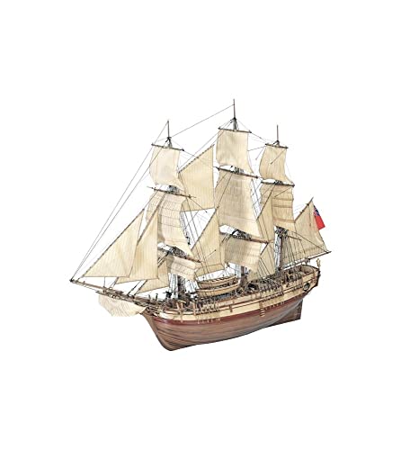 Artesanía Latina - Maqueta de Barco en Madera - Buque Mercante HMS Bounty - Modelo 22810, Escala 1:48 - Maquetas para Montar - Nivel Experto