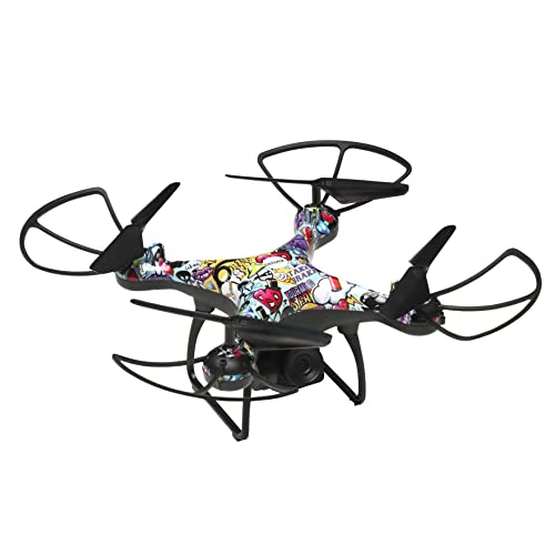 Drone para niños. Denver DCH-350 con batería Potente. Tiempo de Vuelo por Carga: 22 Minutos. Cámara HD. Función de retención de altitud.