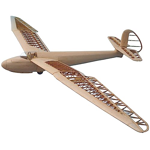 Modelo de avión Gö-3 Minimoa, planeador a escala, 1422mm de envergadura, 320g de peso de vuelo, escala 1/12, kit de planeador para construir uno mismo, kit de construcción de avión, kit construcción