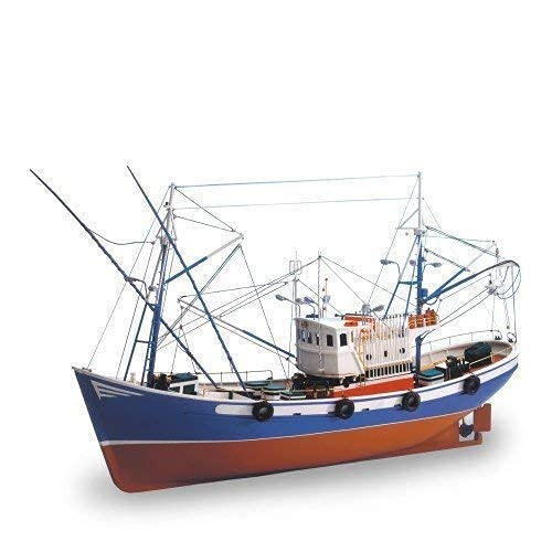 Artesanía Latina 18030. Maqueta de Barco de Pesca en Madera Atunero del Mar Cantábrico Carmen II Escala 1:40. Kit de Modelismo para Construir
