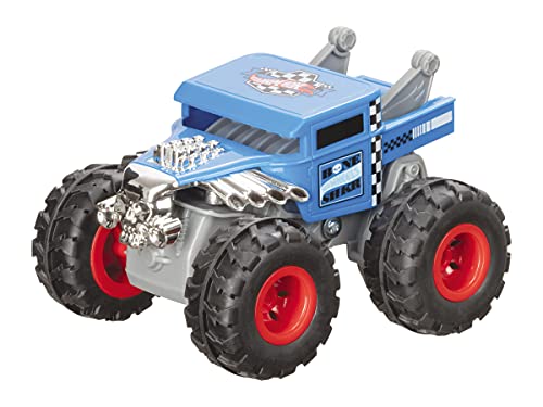 Mondo Mondo-63649 Motors Monster Trucks Bone Shaker-Coche teledirigido para niños Azul-63649, Color livrea Hot Wheels (63649)