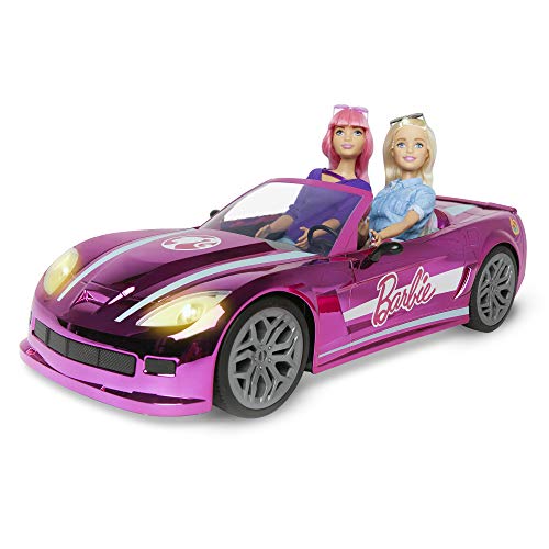 Mondo-63619 Mattel BARBBIE Dream Car vehículo teledirigido, Color Rosa, 63619