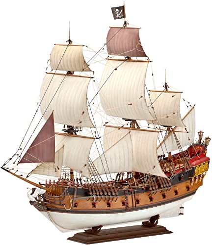 Kit de maquetas Revell Revell_05605, barco pirata a escala 1 72, nivel 5, réplica fiel con muchos detalles, velero, 05605