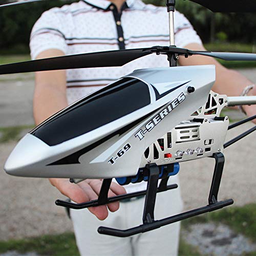 Moerc RC helicóptero al aire libre grande estupendo de 2,4 GHz helicóptero teledirigido de 3.5 Canal anti-colisión girocompás RC Helicóptero Radio LED al aire libre Controlado adultos Heli Principiant