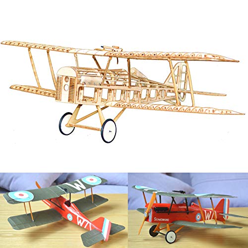 KIT DE Royal Aircraft Factory SE5A Slowflyer, palmo pequeño, escala 1/20, modelo de avión para construir uno mismo, kit de madera de balsa, RC kit de modelo de avión, corte láser, RC modelo de avión