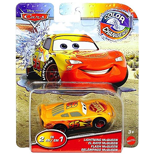 Rayo McQueen Disney Cars Cambiadores de color escala 1/55